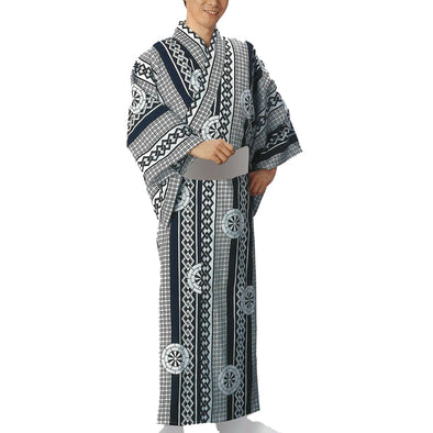 Yukata Robe Sugi 2349 for Men's - Taiko Center Online Shop