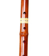 Rosewood Shakuhachi (w/ Node) (Curved End) (Tozan) - Taiko Center Online Shop