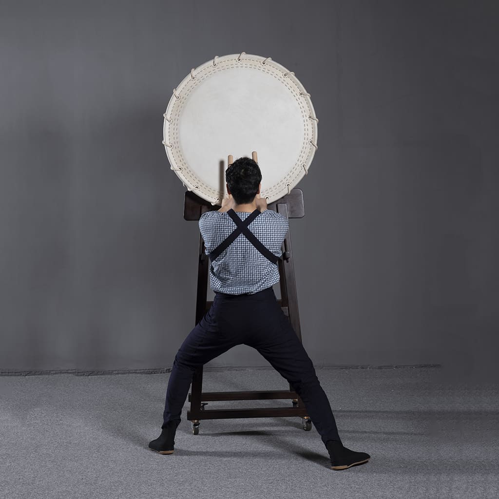 Odaiko Image Great Large Odaiko Rope Tensioned - For online shopping of Japanese ...