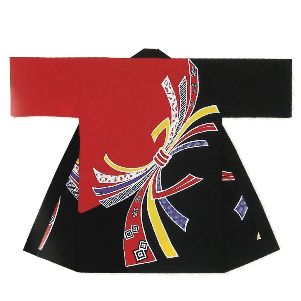 極美品 TAIGALIONA HAPPI COAT XL 黒 Black Happi Coat (Kuruwa)