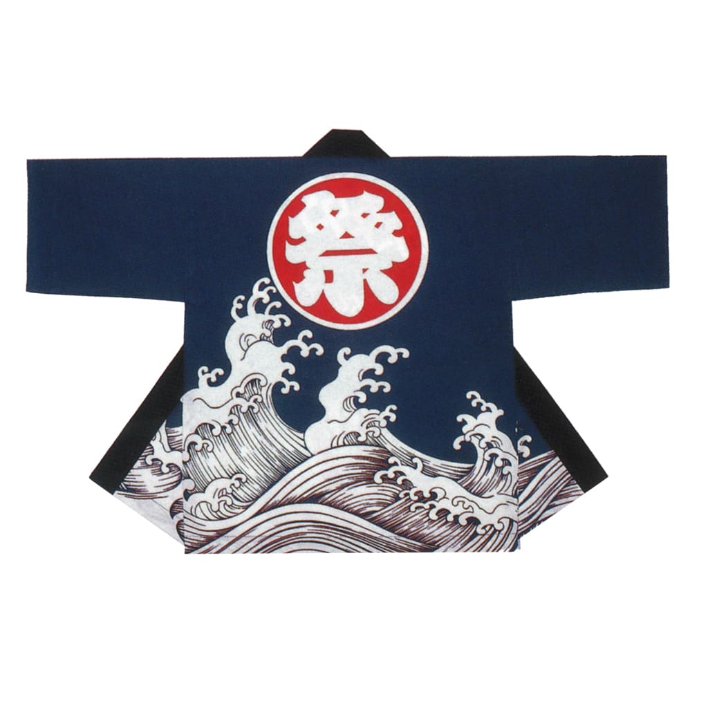 極美品 TAIGALIONA HAPPI COAT XL 黒 Happi Coat Ni 9297 - For online shopping of Japanese culture items