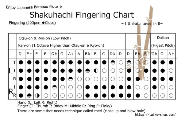 Bamboo Shakuhachi (w/ Node) (Straight End) (Tozan) (0103) - Taiko Center Online Shop