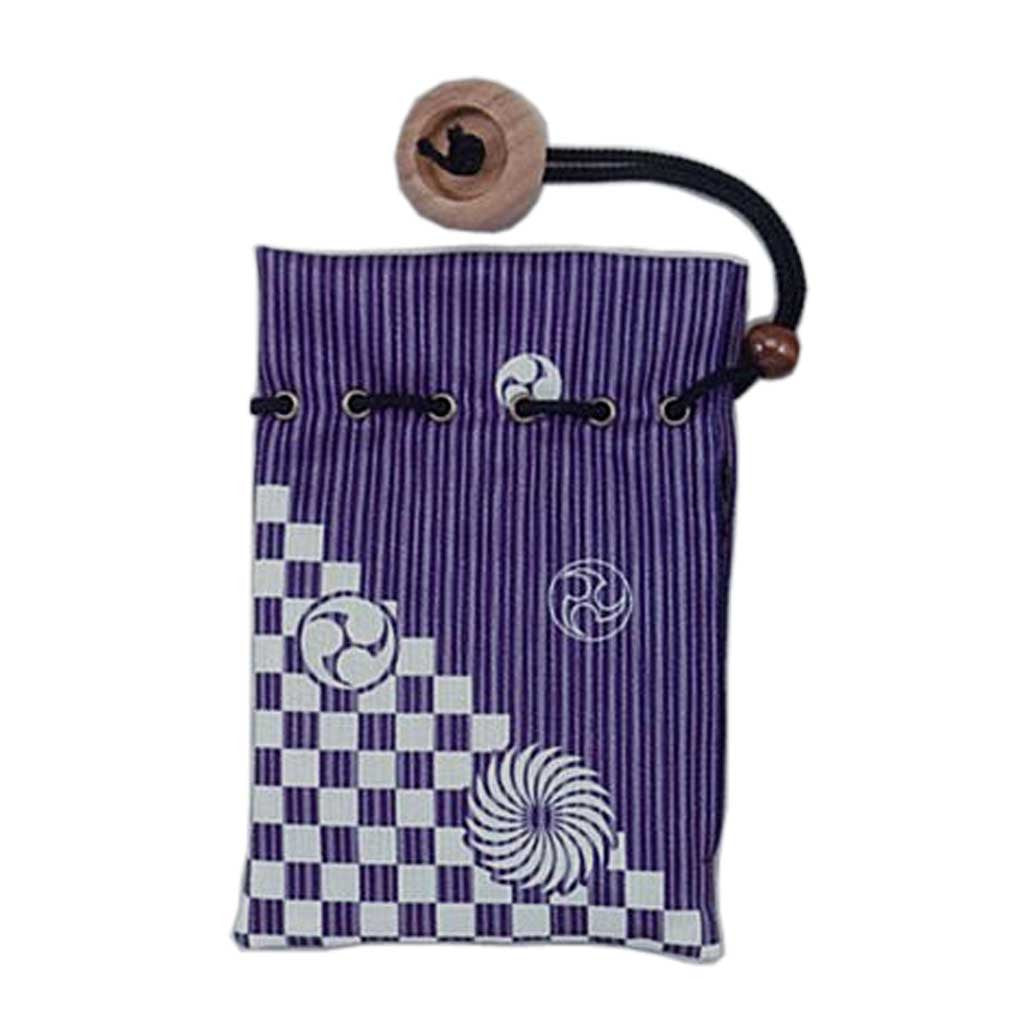 Kinchaku Drawstring Bag (Ichimatsu, Tomoe) 6441 - For online