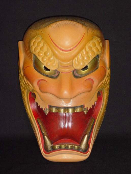 Nohmen (Noh Mask) Ikazuchi NOH331 - Taiko Center Online Shop