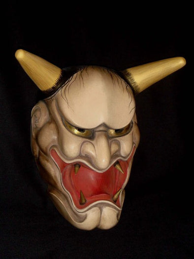Kyodomen (Japanese Regional Mask) Iwamihannya FLK14 - Taiko Center Online Shop