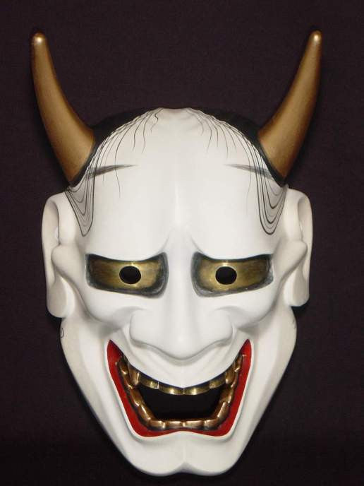 Nohmen (Noh Mask) White Hannya NOH01W - Taiko Center Online Shop
