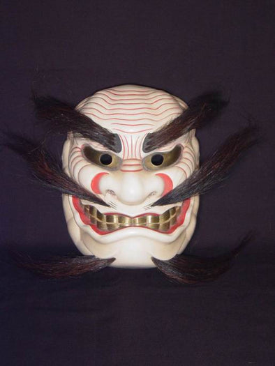 Kyodomen (Japanese Regional Mask) Takeminakatanokami FLK12 - Taiko Center Online Shop